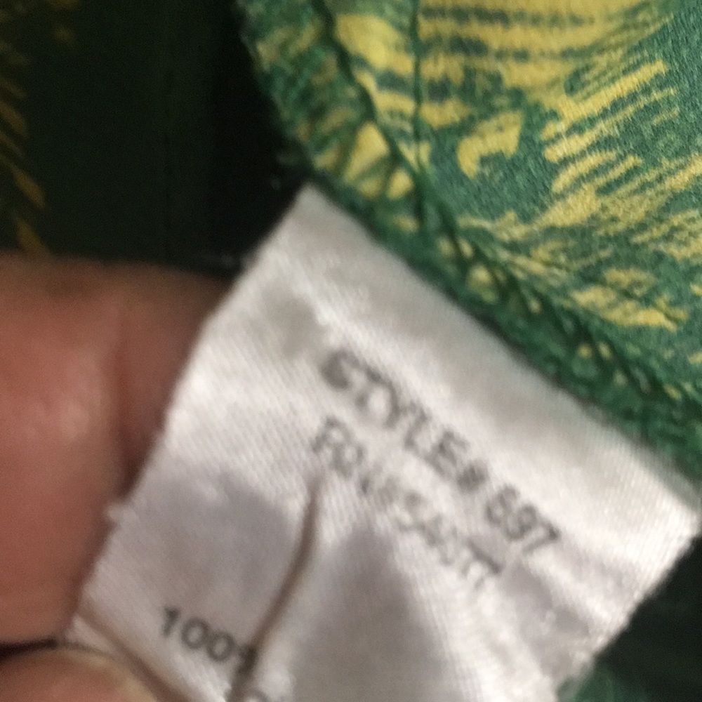 Cabo green envy floral blouse size small - Picture 5 of 5